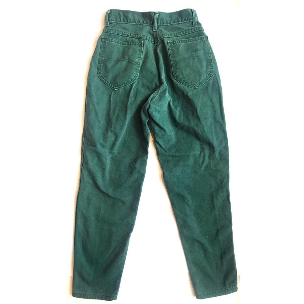 Vintage Green Ultra High Rise Mom Jeans
